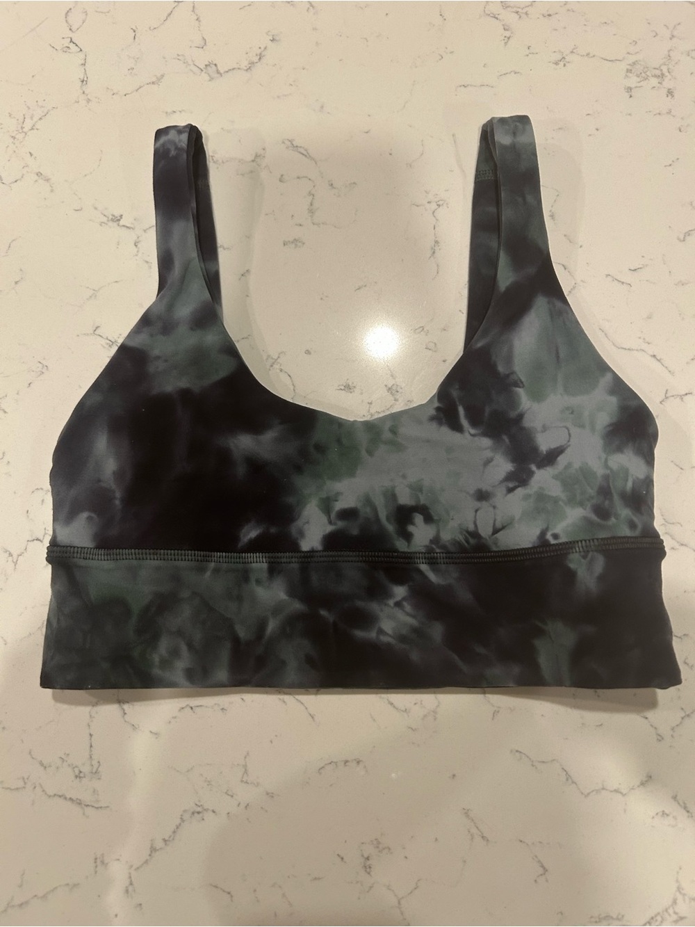 Lululemon Align Bra Tie Dye Black Blue Size 4